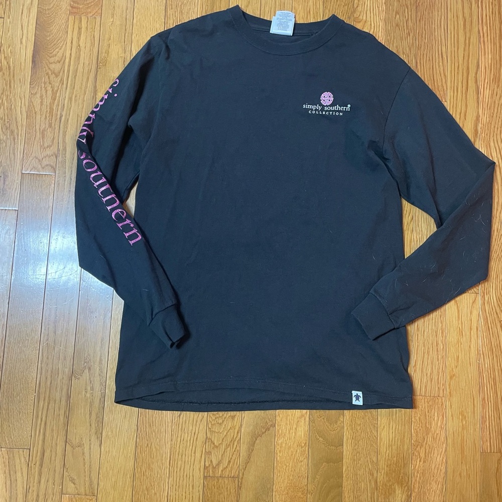 Simply Southern life‎ is better with my dog long sleeve (medium)